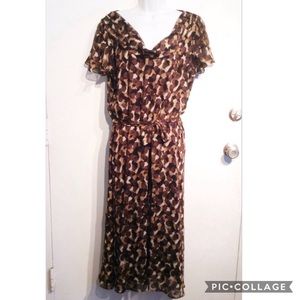 🌟5 for $25🌟 Plus Size Printed Career Dress